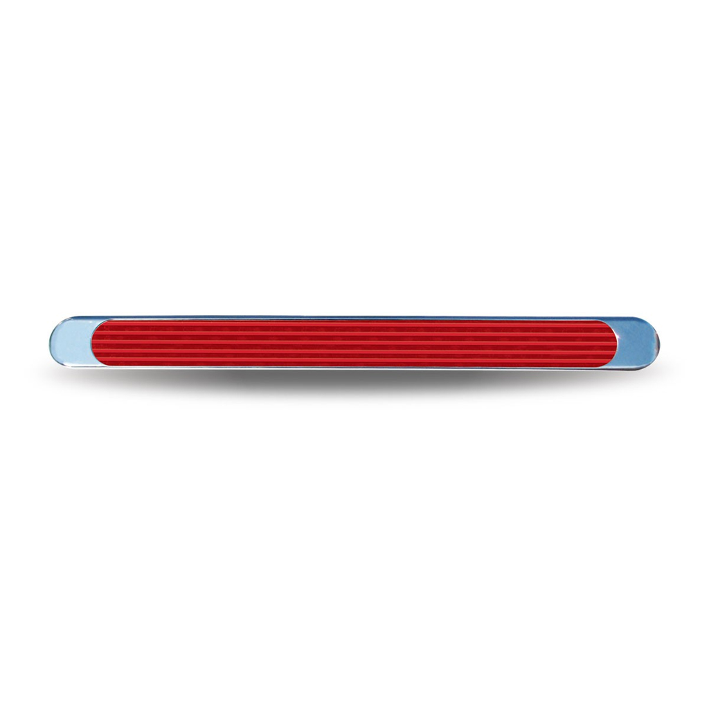 17" Red LED Chrome Auxiliary Strip (12 Diodes) - Thumbnail 3