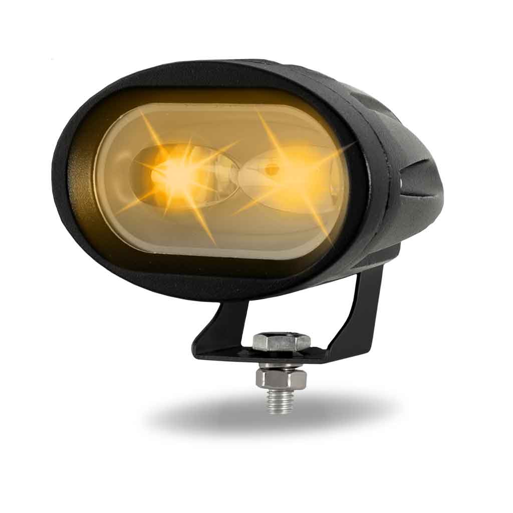 Dual Color Series White/Amber LED Heavy Duty Work Lamp with Dual Color Function - Spot Beam | 1000 Lumens - Thumbnail 9