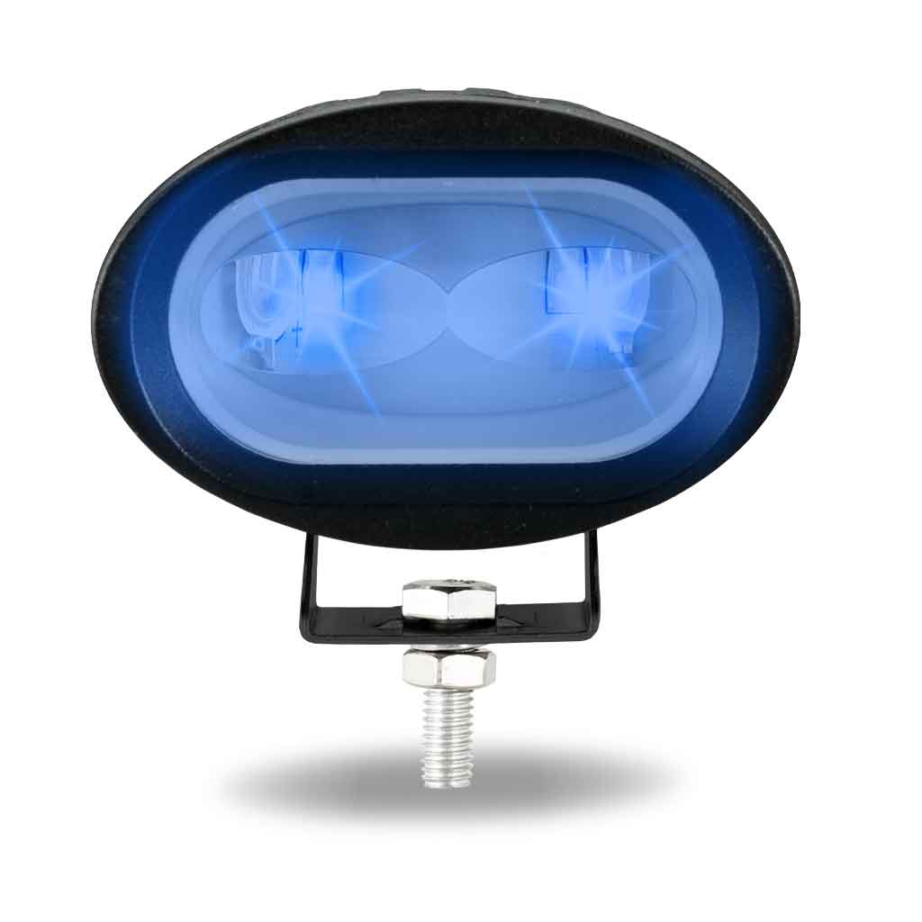 Dual Color Series White/Blue LED Heavy Duty Work Lamp with Dual Color Function - Spot Beam | 1000 Lumens - Thumbnail 10