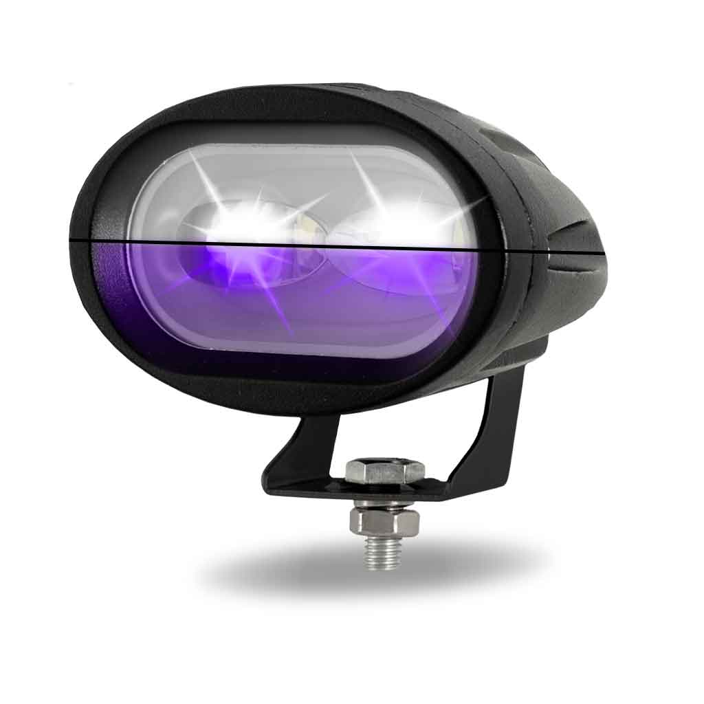 Dual Color Series White/Purple LED Heavy Duty Work Lamp with Dual Color Function - Spot Beam | 1000 Lumens - Thumbnail 8