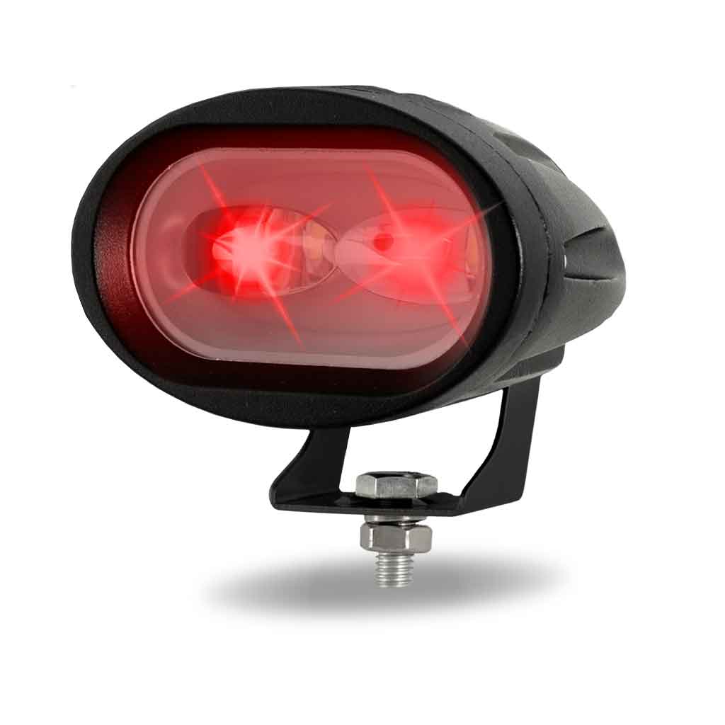 Dual Color Series White/Red LED Heavy Duty Work Lamp with Dual Color Function - Spot Beam | 1000 Lumens - Thumbnail 3