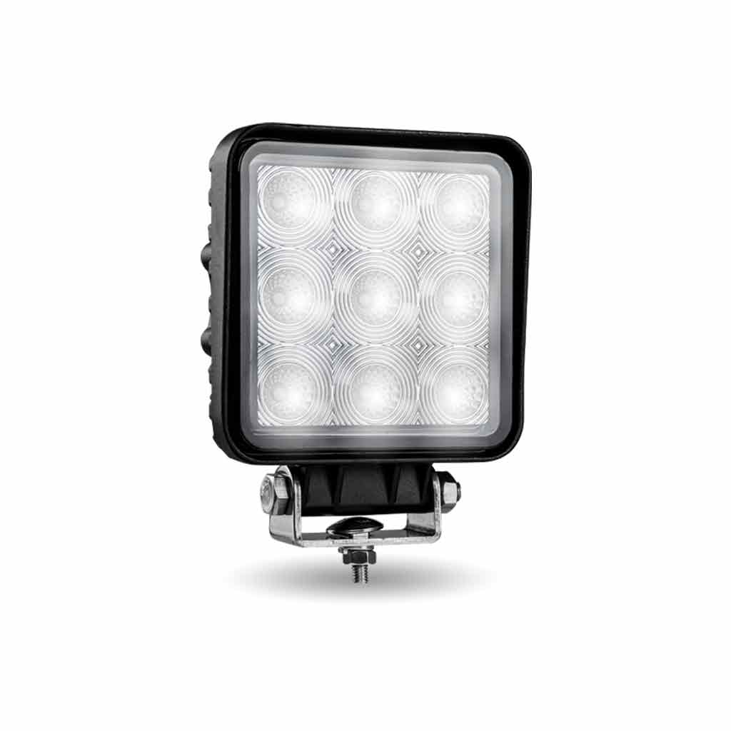 4" Value Series Square LED Work Lamp - Flood Beam | 1600 Lumens - Thumbnail 4