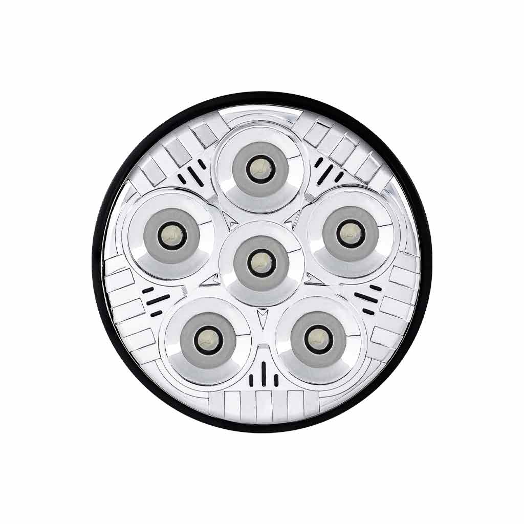 Legacy Series Chrome LED Work Lamp for 4411 Replacement - Spot Beam | 2000 Lumens - Thumbnail 5