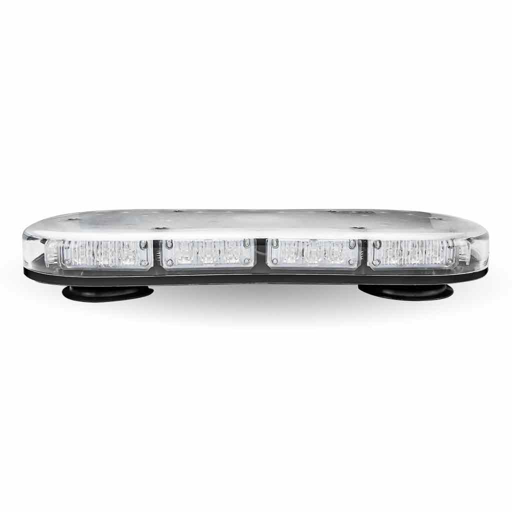 14" Class 1 Light Bar Vacuum Magnet Mount LED Warning Light - Dual Switch Cigarette Plug | 36 Flash Patterns - Thumbnail 4