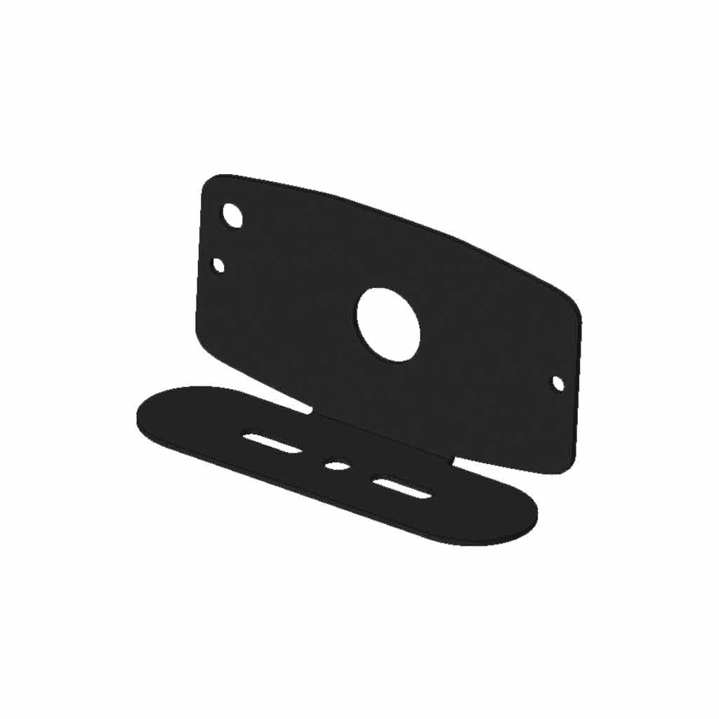 Dual Solid Color Directional LED Slim Surface Strobe Light - Amber / Blue Strobe - Thumbnail 4