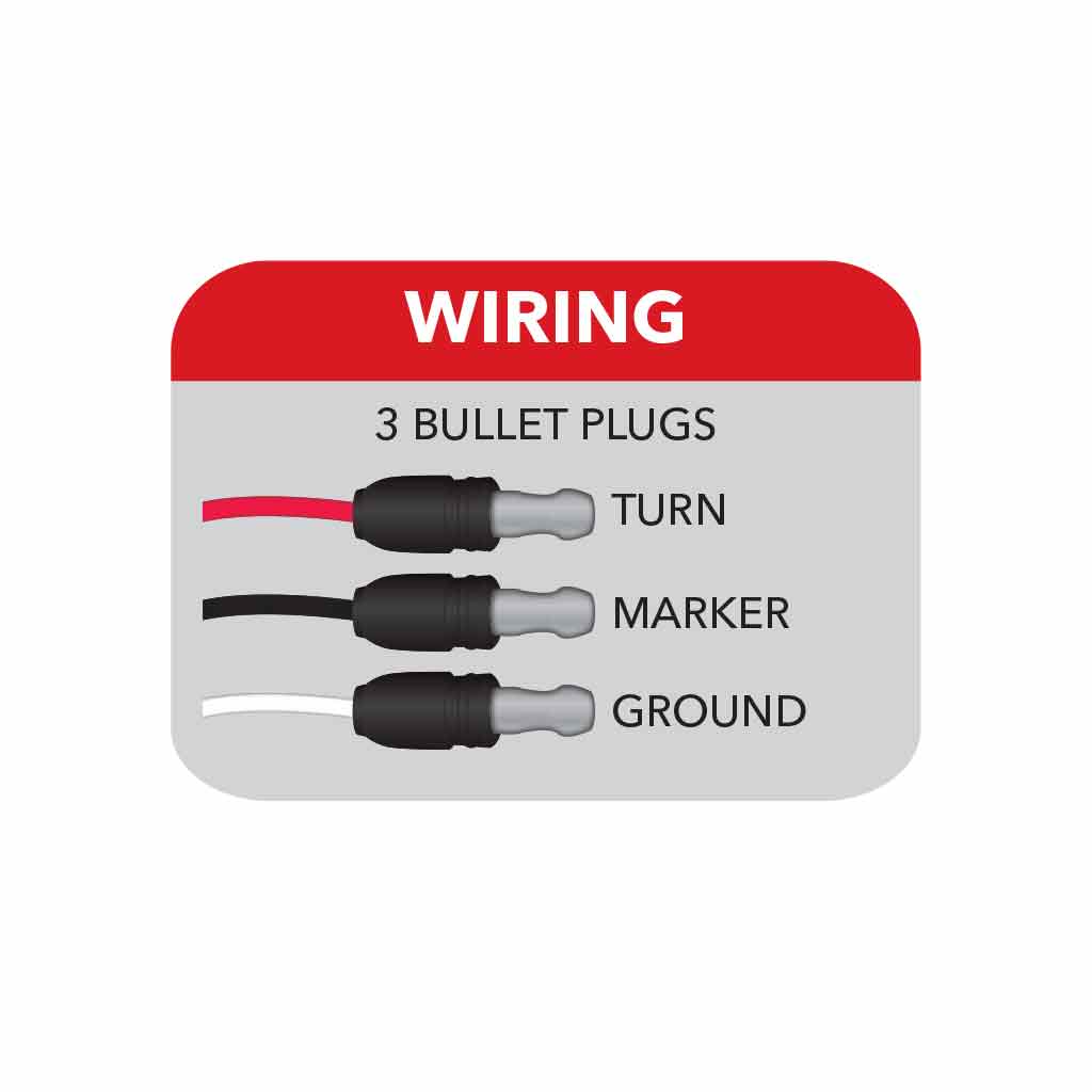 Red Clearance & Marker Watermelon LED Light - 19 Diodes - Thumbnail 4
