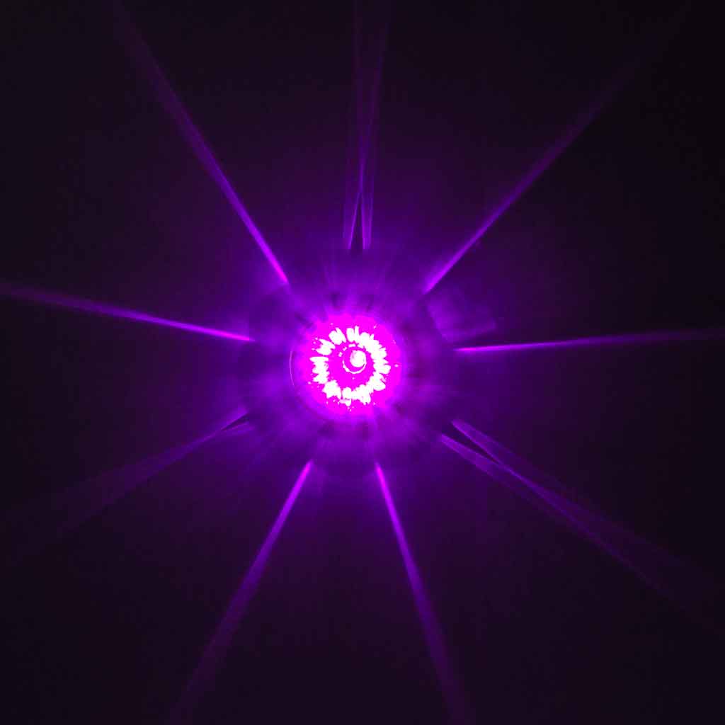 Amber Clearance & Marker to Purple Auxiliary Star-Burst Watermelon LED Light - 19 Diodes