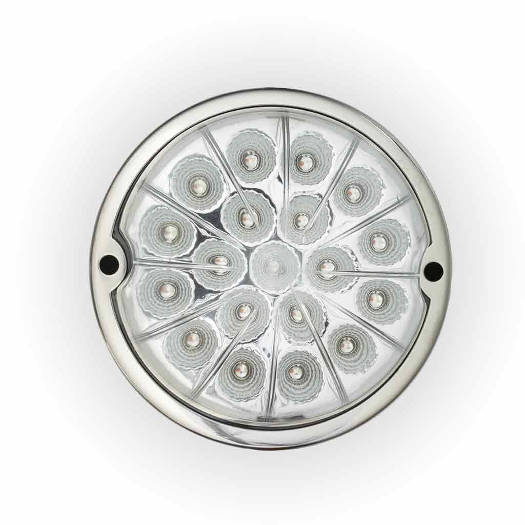 Red Clearance & Marker to Green Auxiliary Watermelon LED Light - 19 Diodes - Thumbnail 8