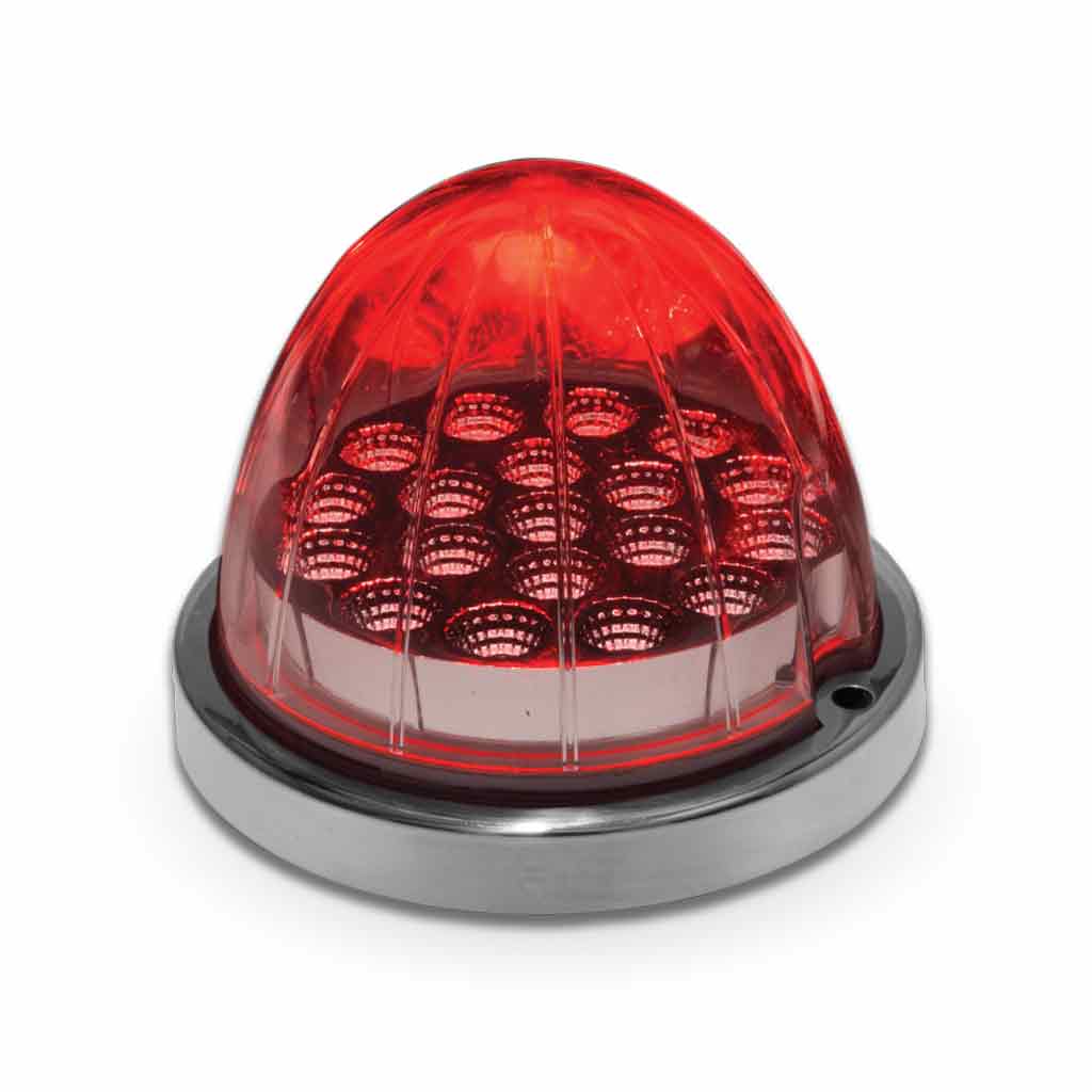 Red Clearance & Marker to Pink Auxiliary Watermelon LED Light - 19 Diodes - Thumbnail 2