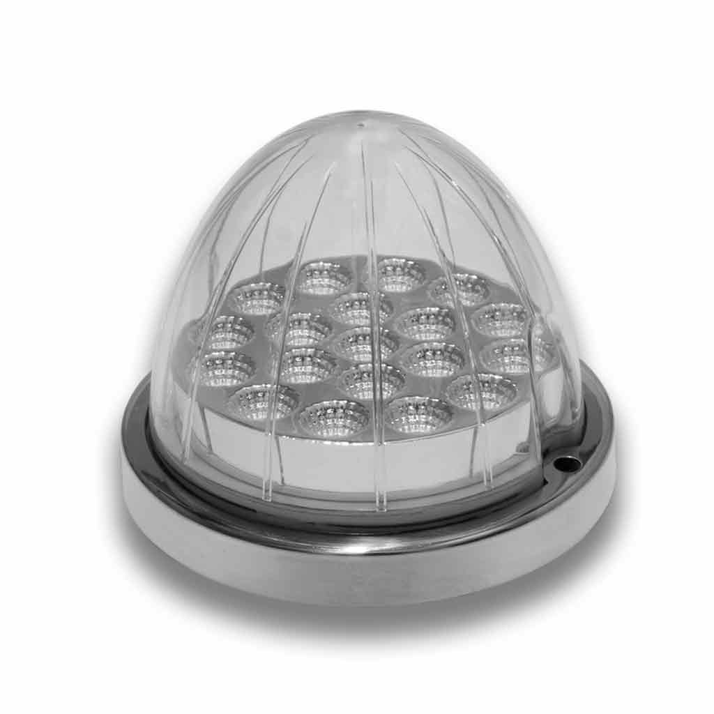 Red Clearance & Marker to White Auxiliary Watermelon LED Light - 19 Diodes - Thumbnail 5