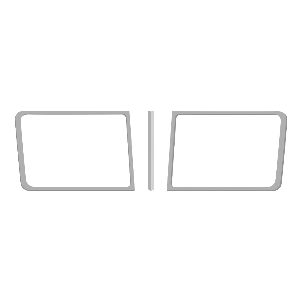 PB. Windshield Contour & Center Trim Kit (1988+)