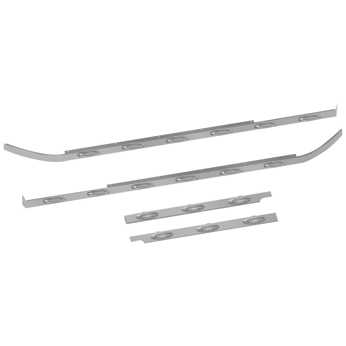 PB. 579 Long Hood/567 SBA Cab, 72" Sleeper with Extension Kit - Underbody Exhaust | No Block Heater | G4 LEDs (Clear Lens)