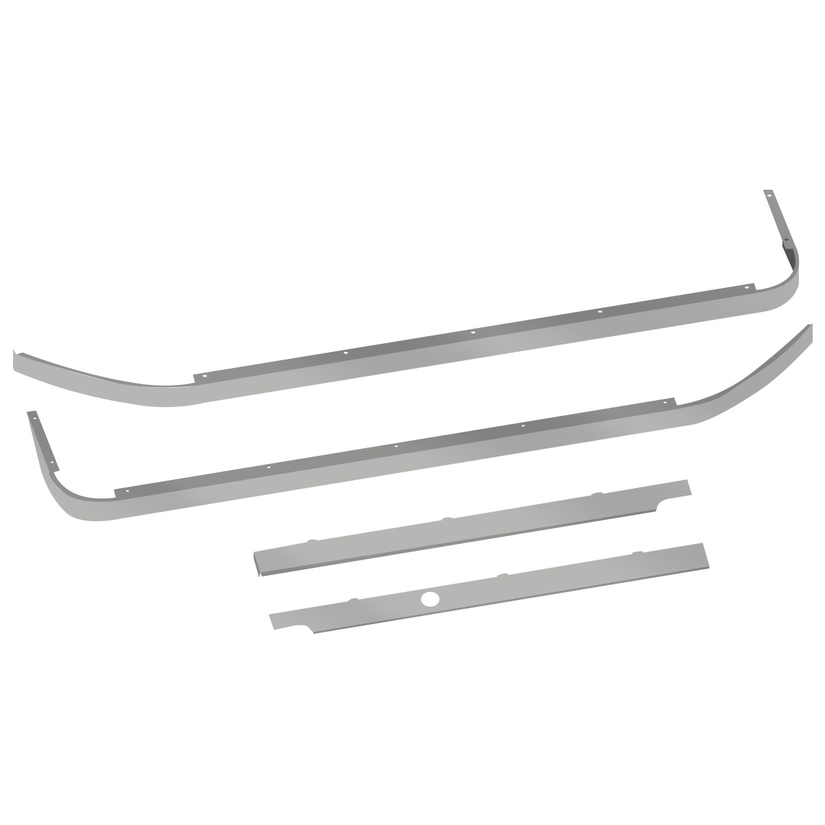 PB. 579 Long Hood Cab & 72" Sleeper Kit - Underbody Exhaust | 1 Block Heater | Blank