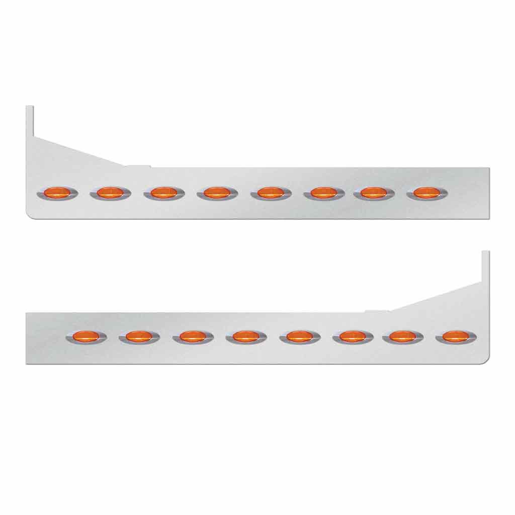 PB. 379/378 Southern Style 9" Wide Cowl,Cab & 72" (Old 63") Sleeper with Extension Kit - G4 LEDs (Amber Lens)