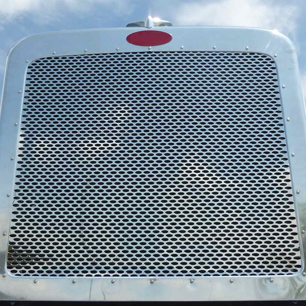 PB. 389/388 Long Hood Front Grille (All Years) - Oval Punchouts