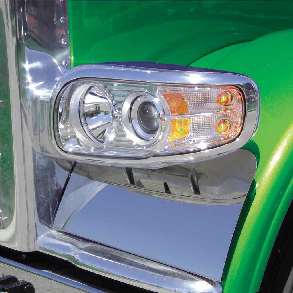 PB. 389 Single Headlight Fender Guards (2018+) - Blank