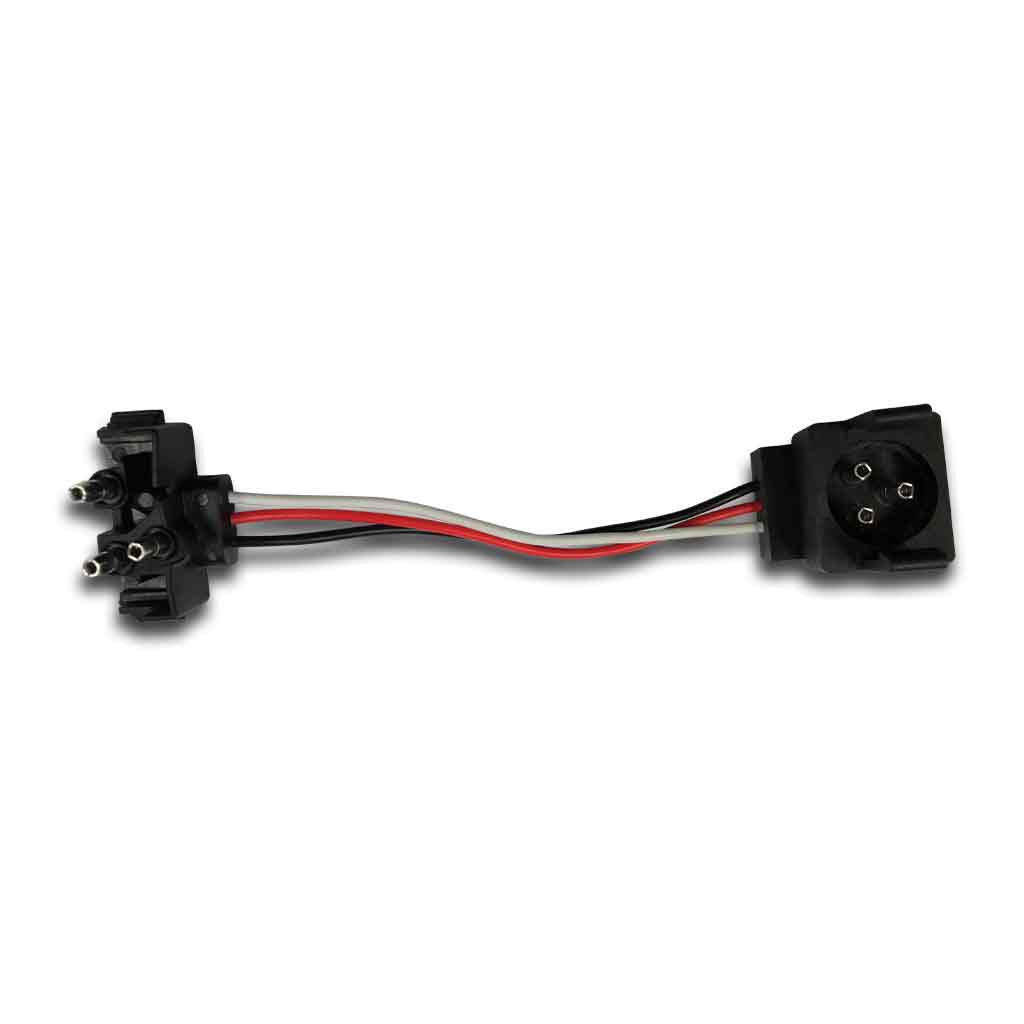 Lock Connector to 3 Prong Pigtail for LED Lighting