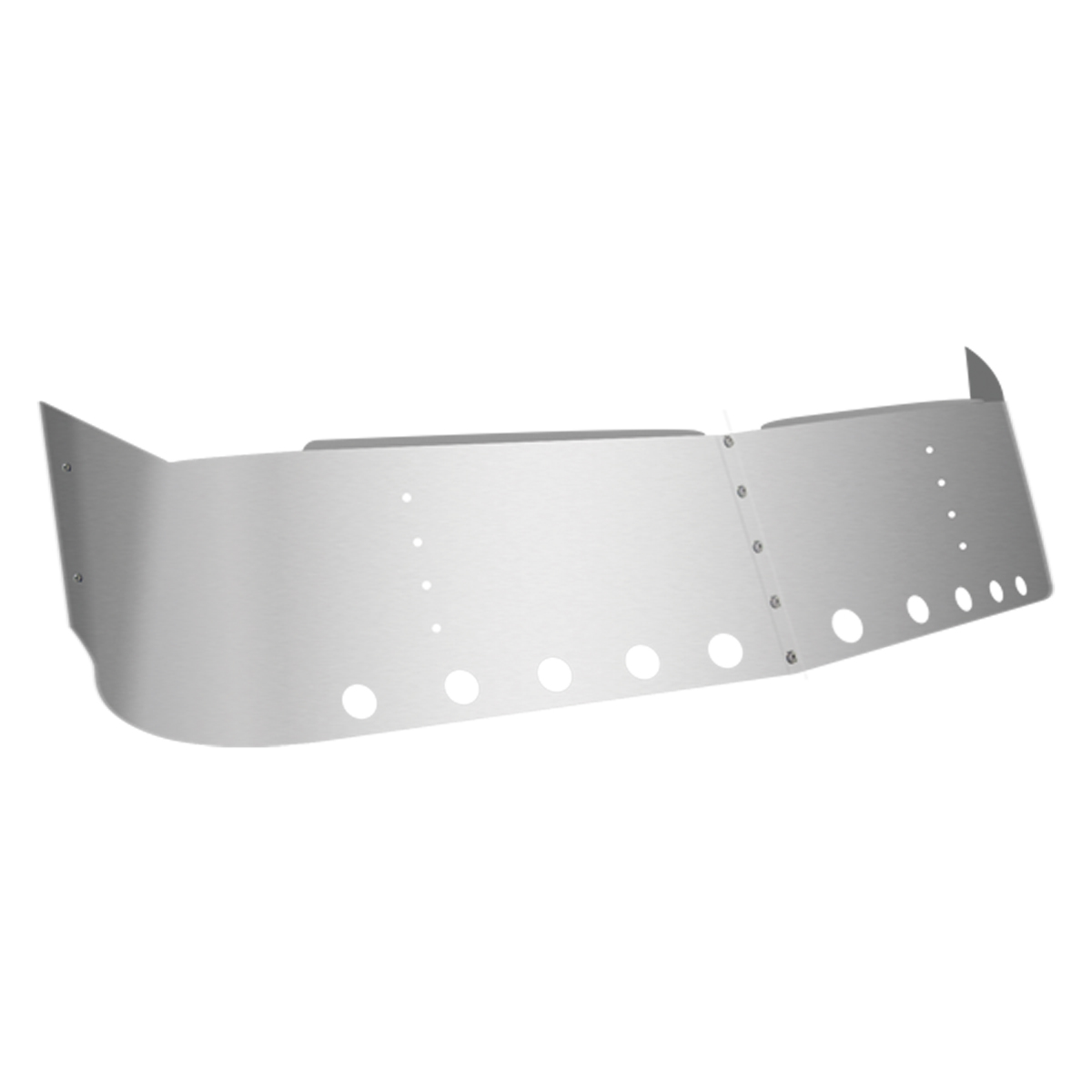 FTL. 16" Raised & Mid Roof Sun Visor - 5 x 2" Holes