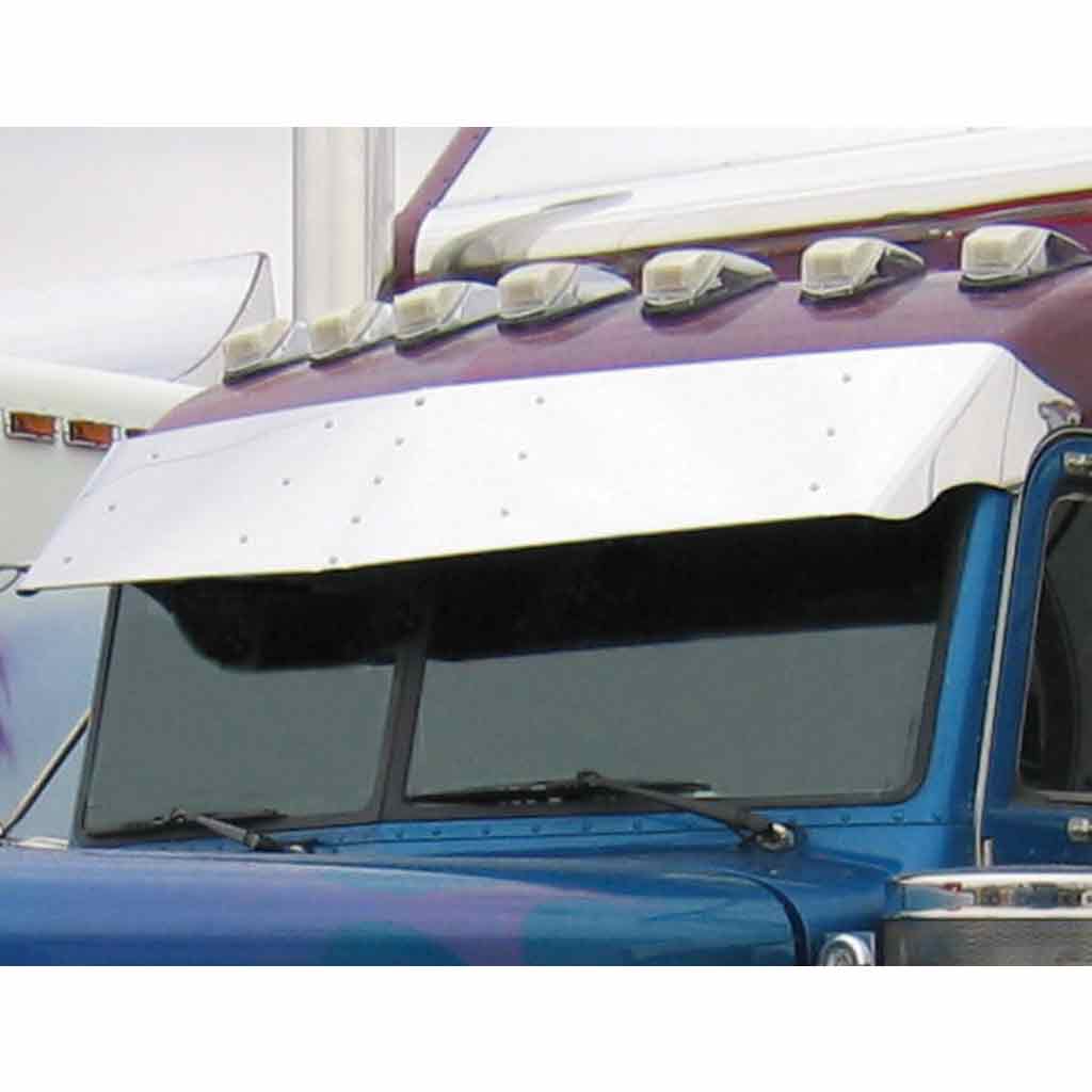 PB. 14" High Roof Flat Glass Sun Visor (Pre-2005) - Door Mounted Mirrors