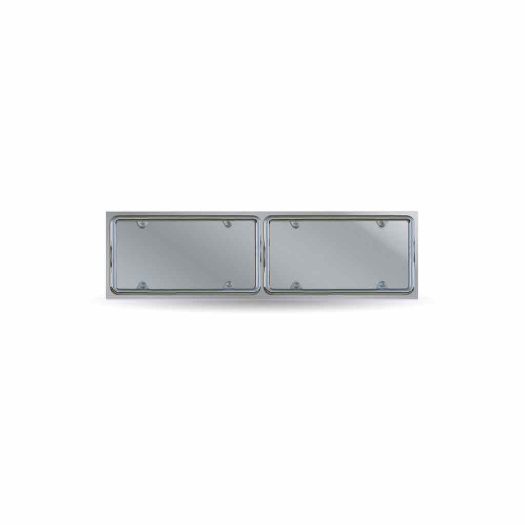 License Plate Holder - Double Plate | Stainless Steel