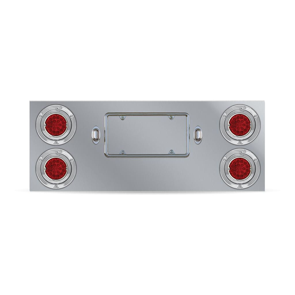 LED Rear Center Panel - Star-Burst Watermelon LEDs (Red Lens) - Thumbnail 2