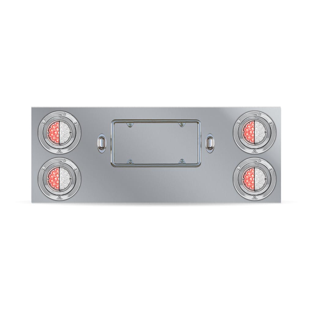 LED Rear Center Panel - Star-Burst Watermelon LEDs (Red Lens) - Thumbnail 4
