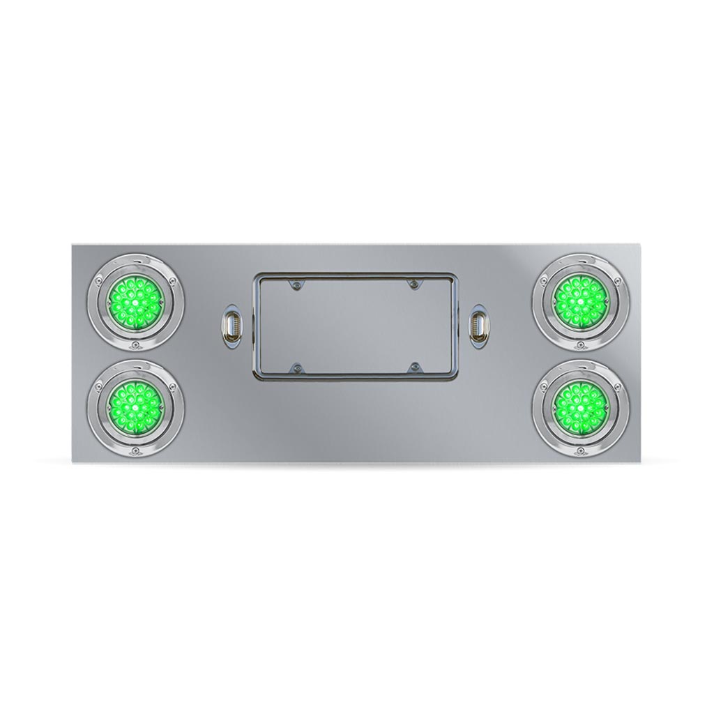 LED Rear Center Panel - Star-Burst Watermelon LEDs (Red Lens) - Thumbnail 4