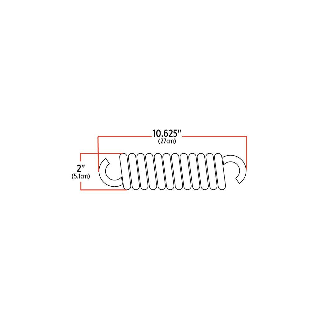 10 5/8" Replacement Spring - Steel - Thumbnail 2
