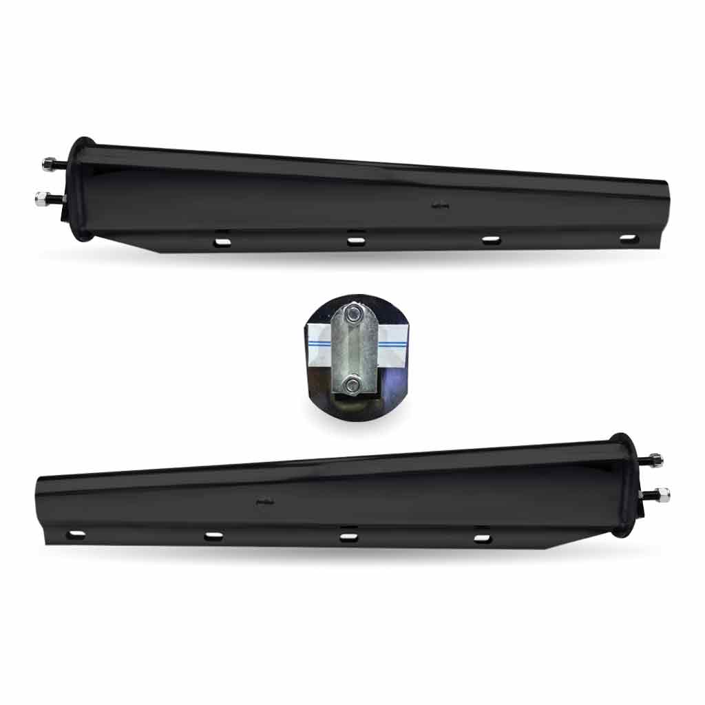 30" Mud Flap Hangers - 2 1/2" Bolt Spacing | Painted Steel - Thumbnail 2