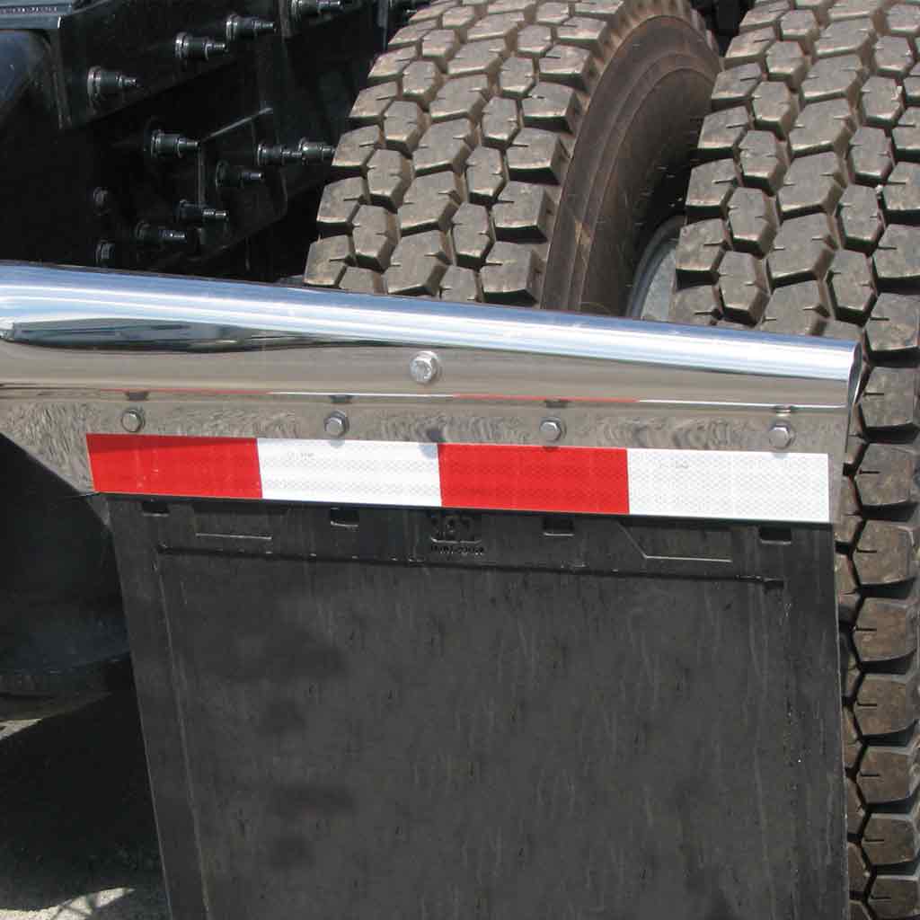 Straight Reflector Strip with 3M Reflector - Aluminum