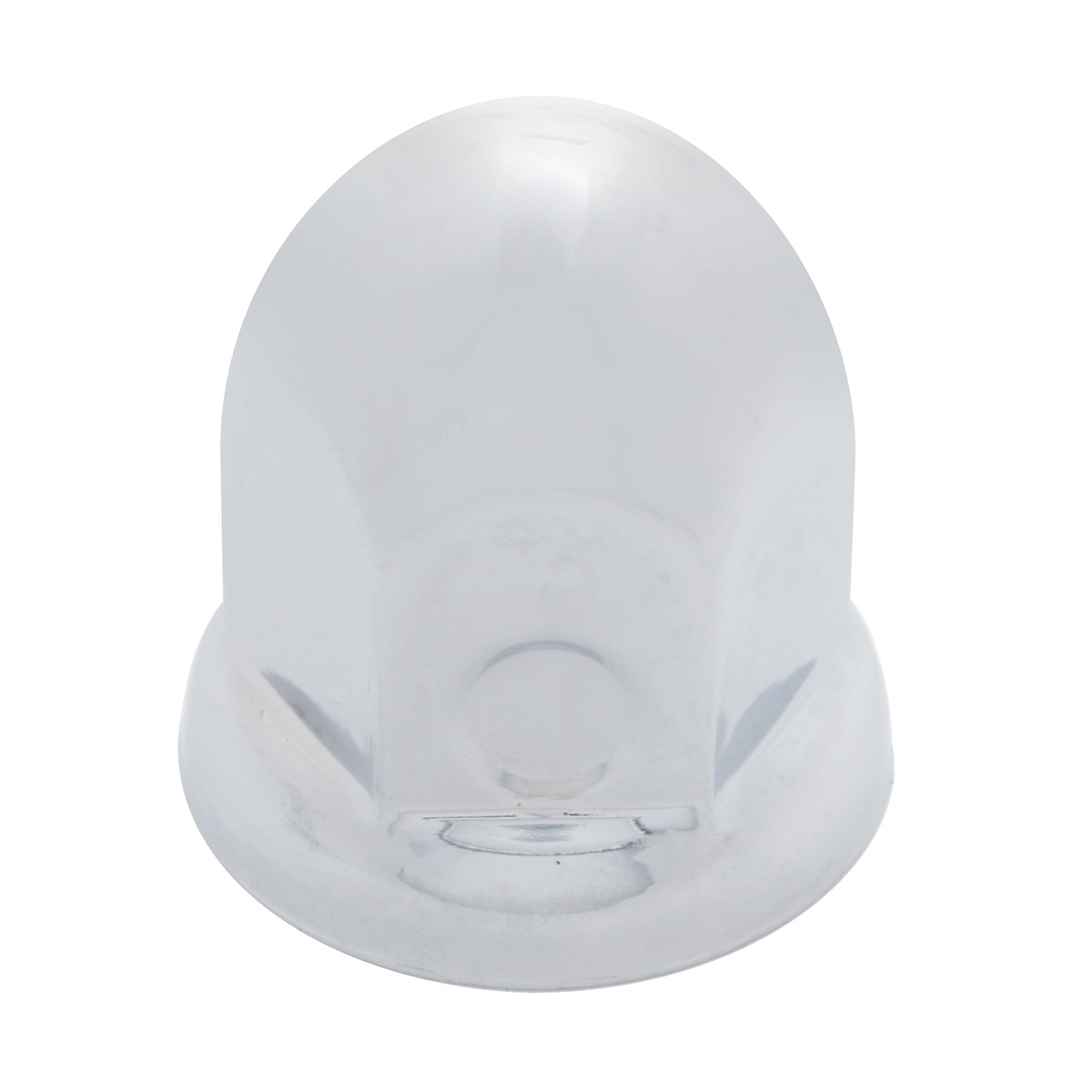 1-1/2" X 2" Chrome Steel Standard Nut Cover With Flange - Thumbnail 2