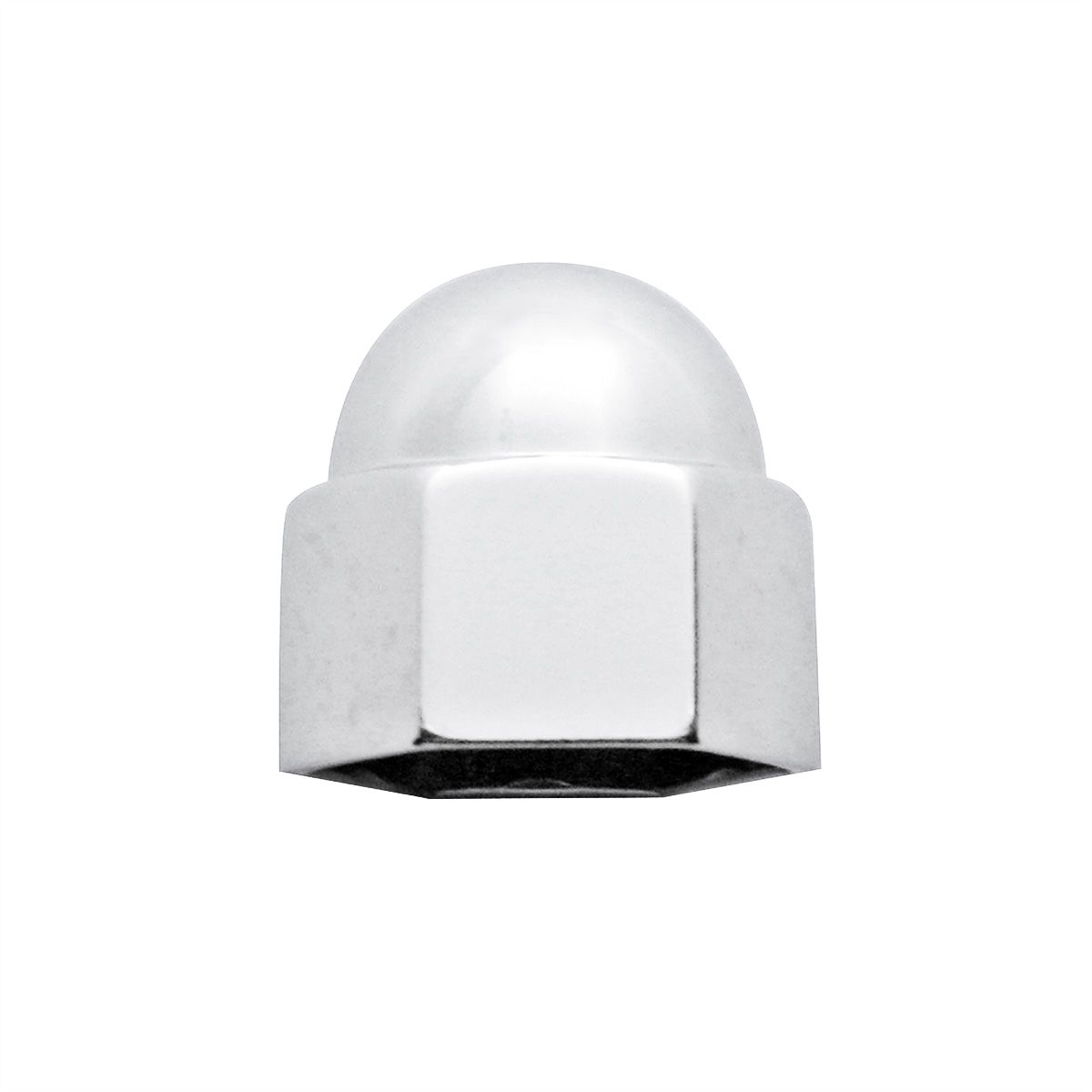 3/8" X 5/8" Chrome Die-Cast Acorn Nut Cover