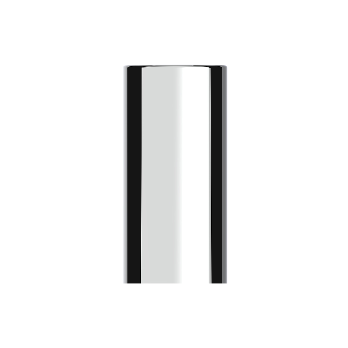 33mm X 4-1/4" Chrome Plastic Tall Cylinder Nut Cover - Thread-On (Bulk) - Thumbnail 2