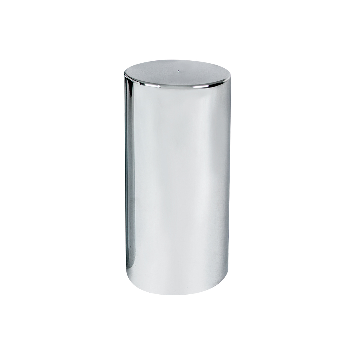 33mm X 4-1/4" Chrome Plastic Tall Cylinder Nut Cover - Thread-On (Bulk) - Thumbnail 8