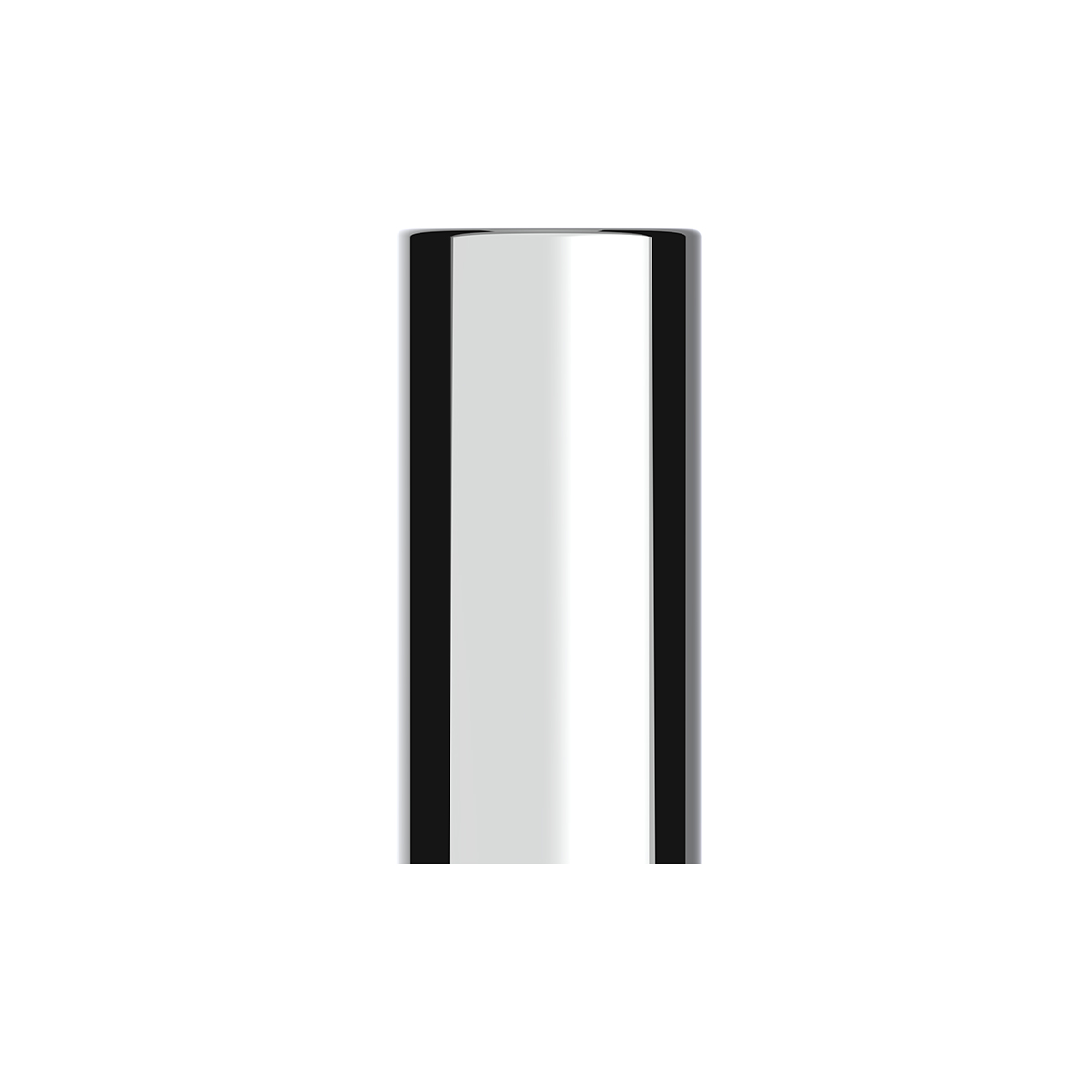 33mm X 4-1/4" Chrome Plastic Tall Cylinder Nut Covers - Thread-On (60-Pack) - Thumbnail 3