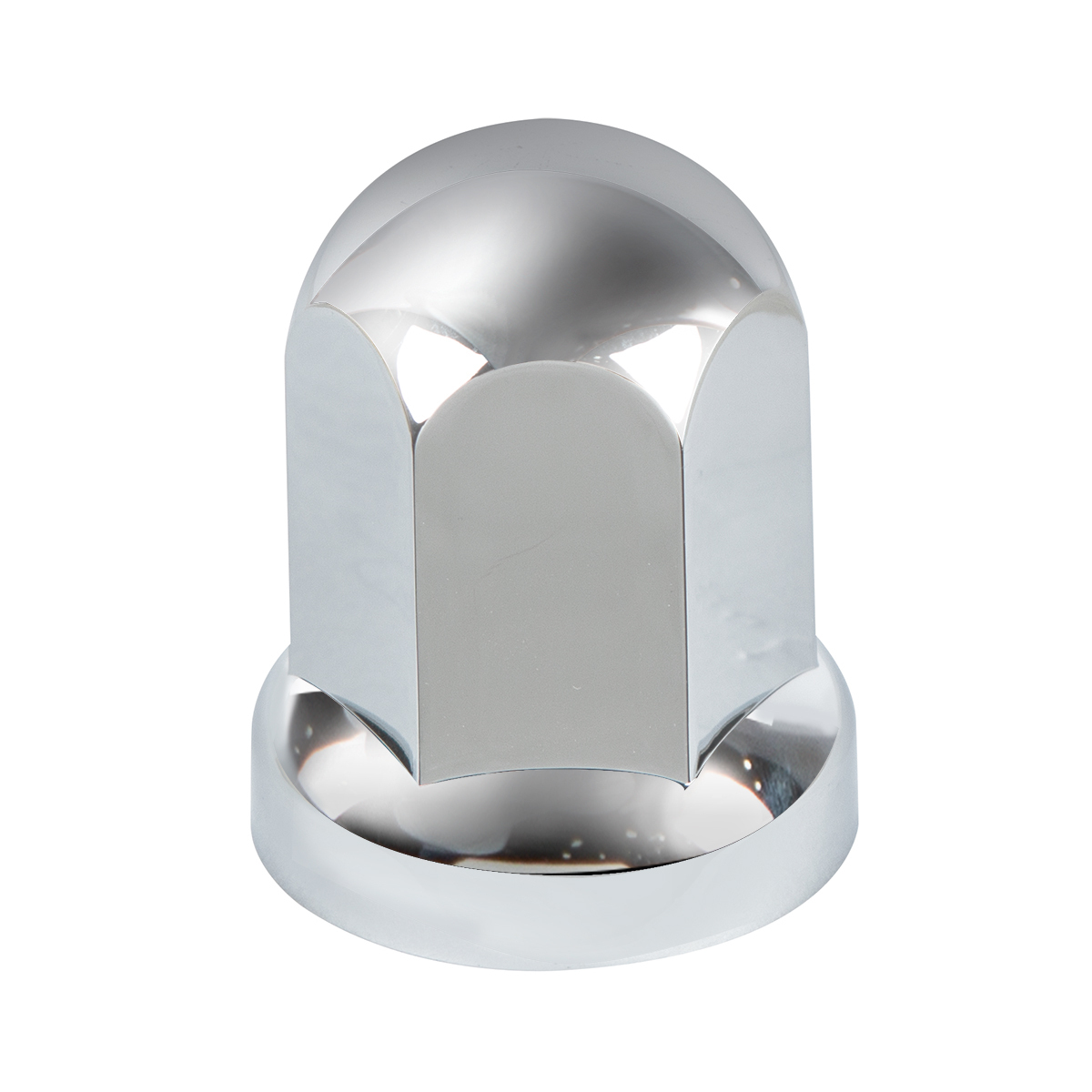 33mm X 2-7/16" Chrome Plastic Standard Nut Cover With Flange - Push-On (Bulk) - Thumbnail 6