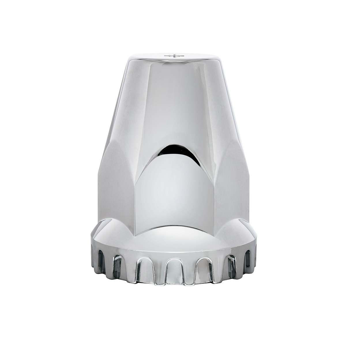 33mm X 2-3/4" Chrome Plastic Original Nut Cover - Thread-On (Bulk) - Thumbnail 7