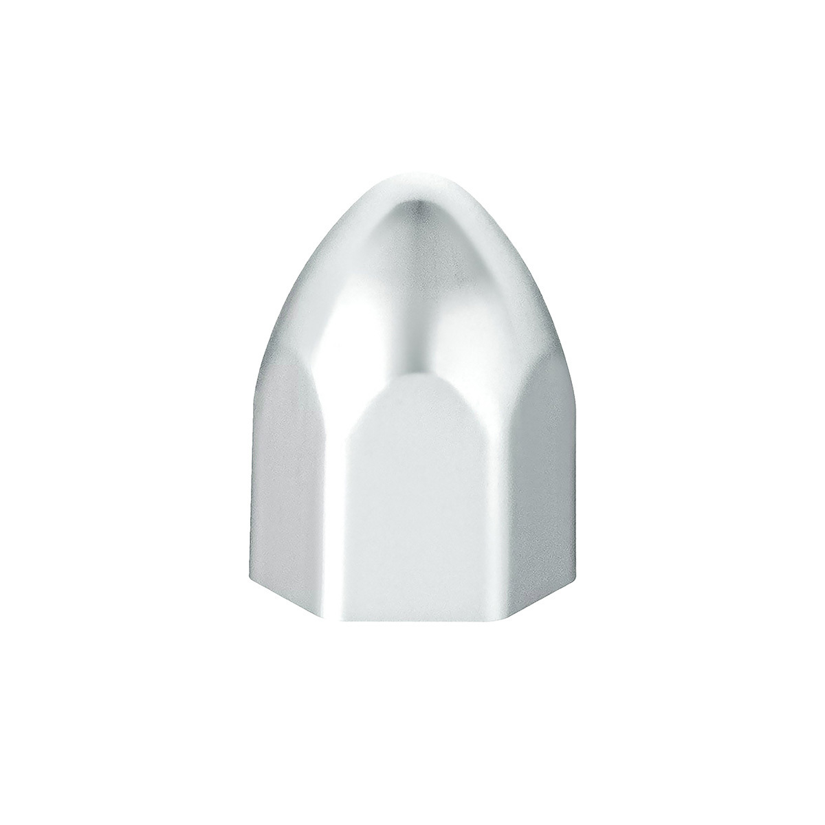 7/16" X 3/4" Chrome Plastic Bullet Nut Cover - Push-On - Thumbnail 6
