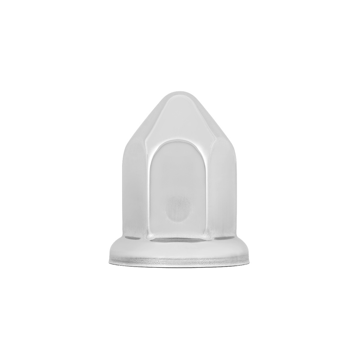 33mm X 2-3/8" Stainless Pointed Nut Cover With Flange - Thumbnail 2