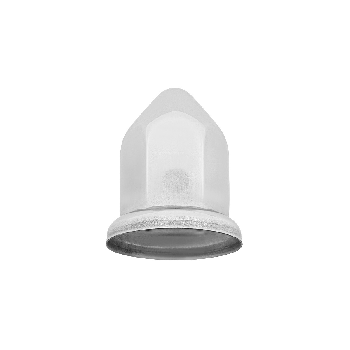 33mm X 2-3/8" Stainless Pointed Nut Cover With Flange - Thumbnail 3