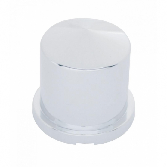 33mm X 1-7/8" Chrome Plastic Pointed Nut Covers - Push-On (10-Pack)