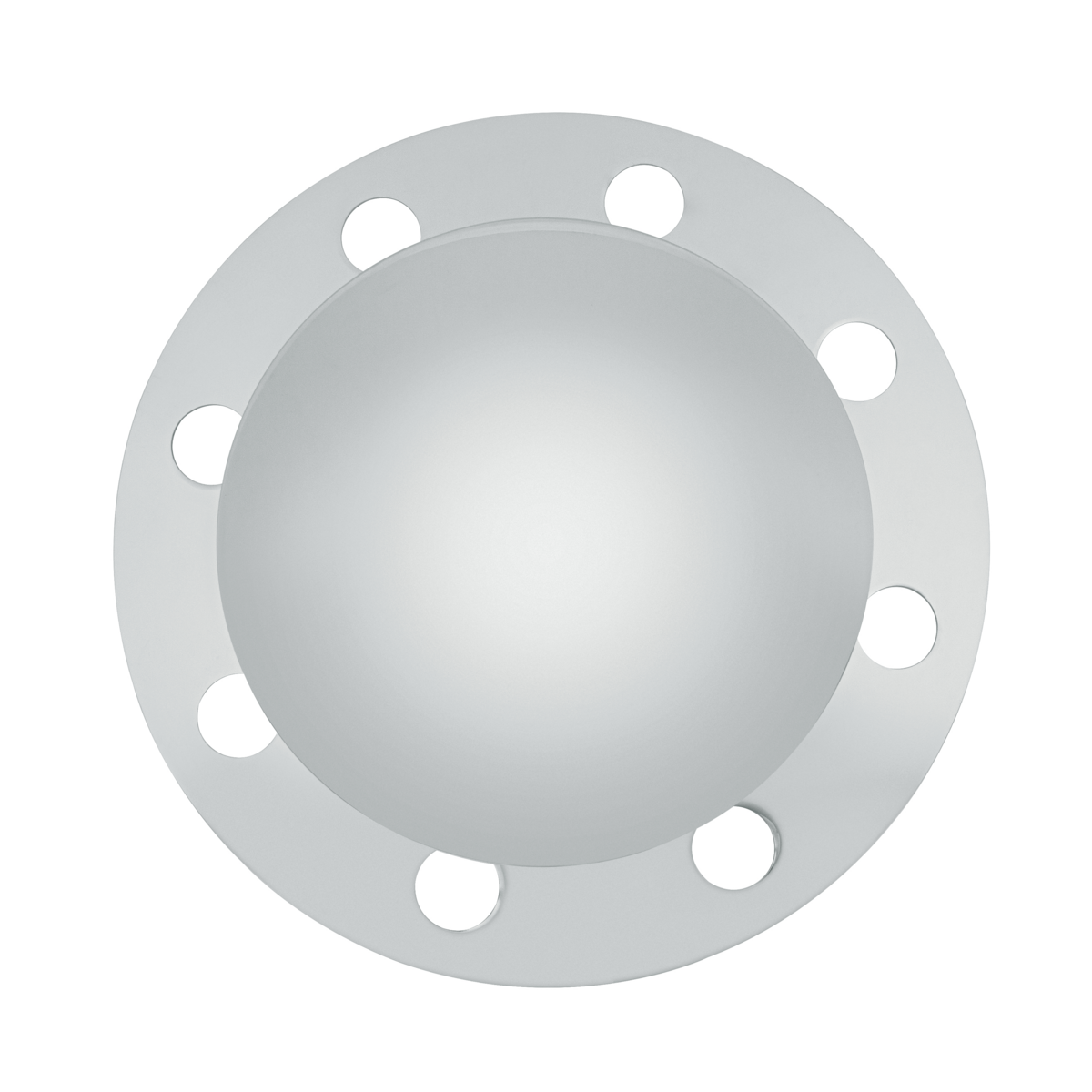 Chrome Dome Front Axle Cover 3PC Kit For Steel/Aluminum Wheel - Thumbnail 2