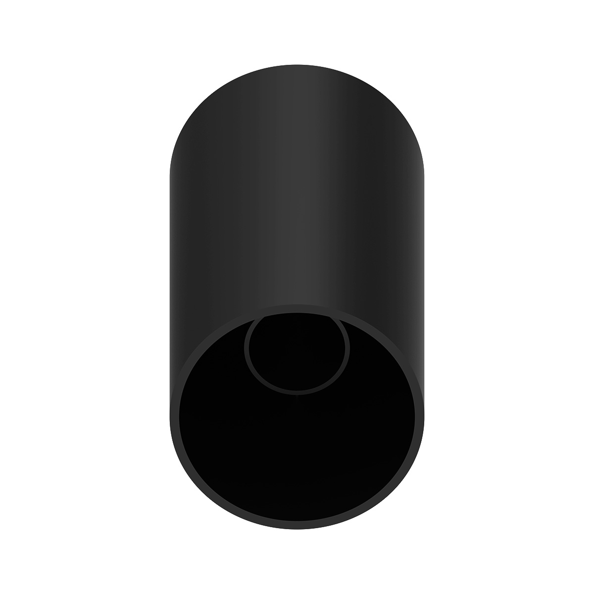 33mm x 4-1/4" Matte Black Tall Cylinder Nut Covers - Thread-On (60-Pack) - Thumbnail 5