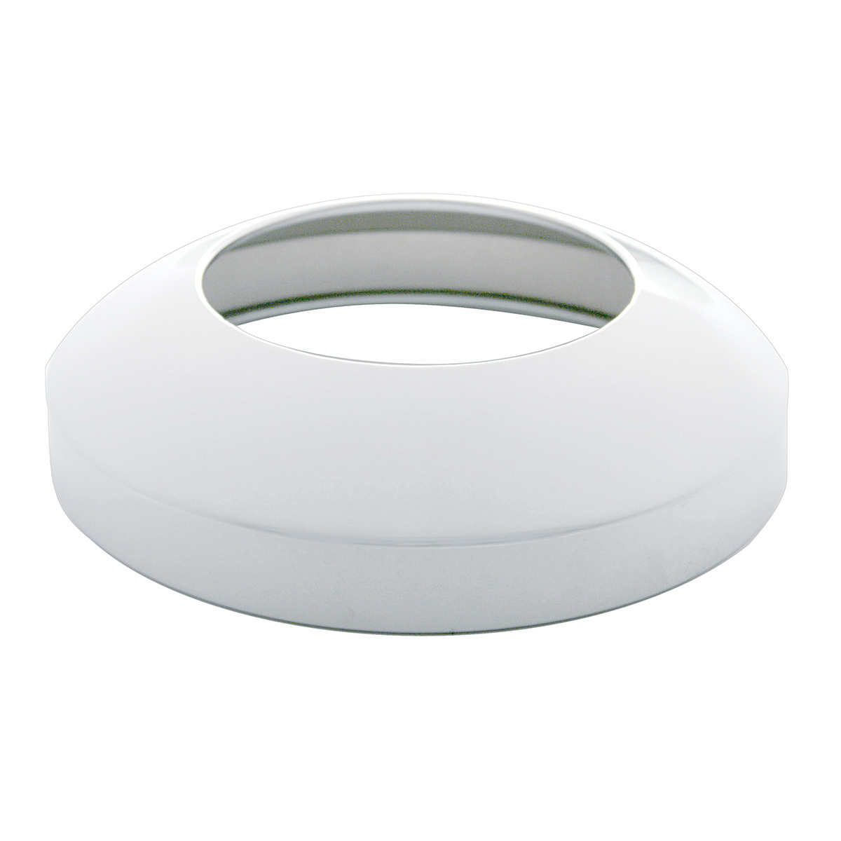 8" Chrome Rear Hubcap With Hubometer Cutout - Thumbnail 2