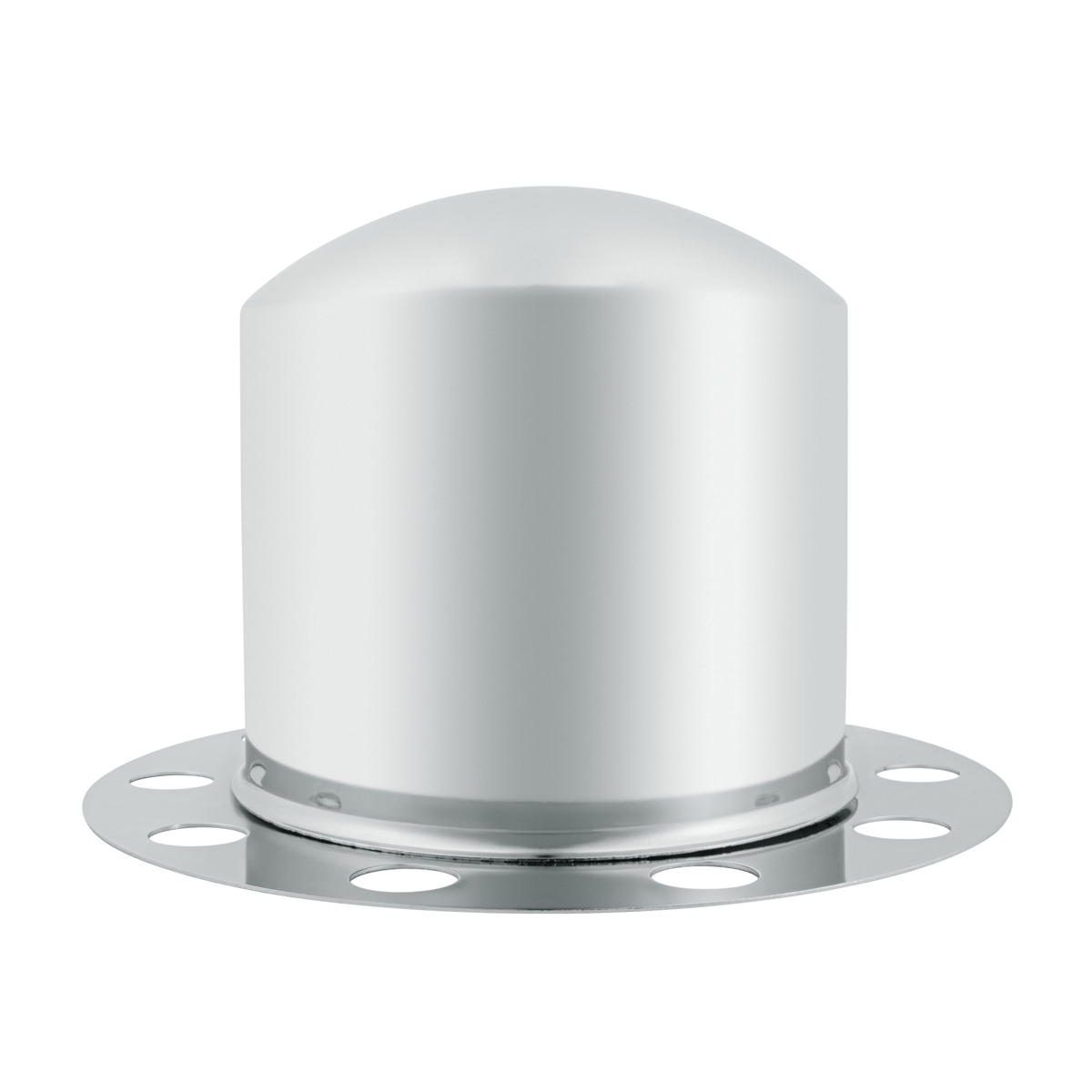 Chrome Dome Rear Axle Cover 2PC Kit For 33mm Nut Cover - Steel/Aluminum Wheel (10 Hole)