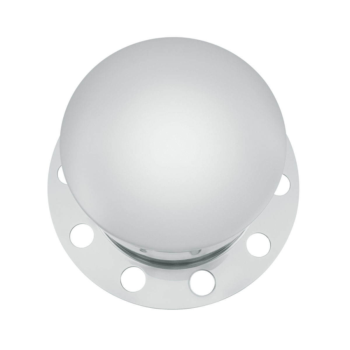 Chrome Dome Rear Axle Cover 2PC Kit For 33mm Nut Cover - Steel/Aluminum Wheel (10 Hole) - Thumbnail 3