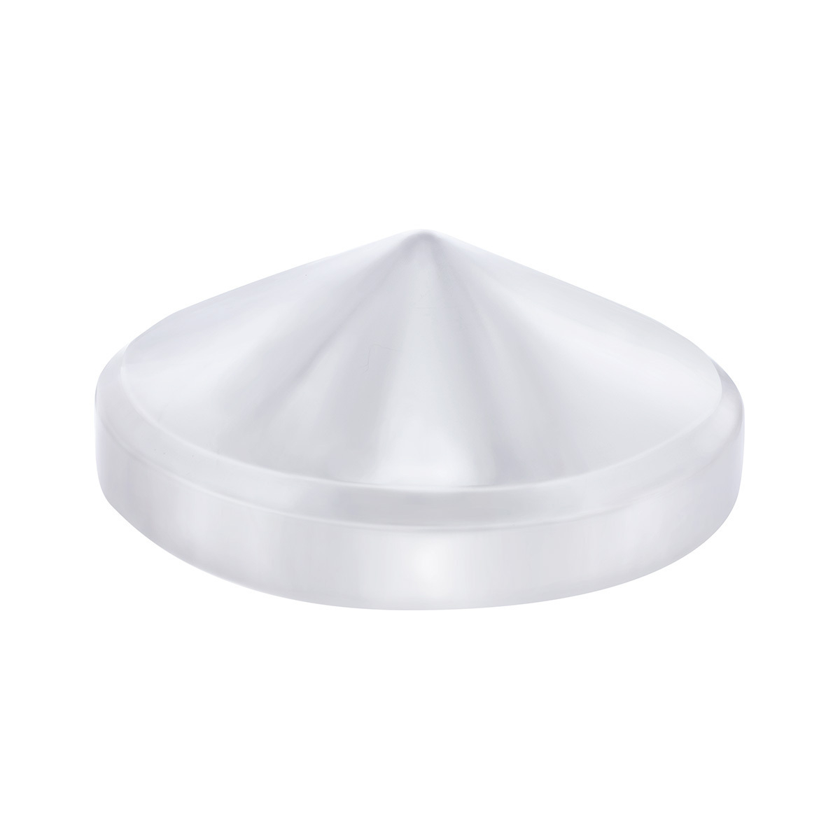 7-1/2" Chrome Pointed Rear Hubcap - Thumbnail 3