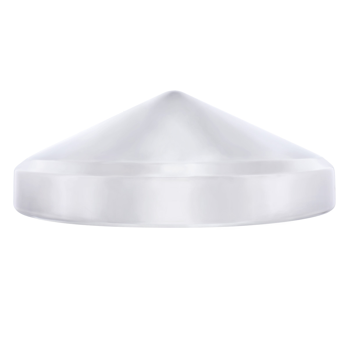 8-1/4" Chrome Pointed Rear Hubcap - Thumbnail 2