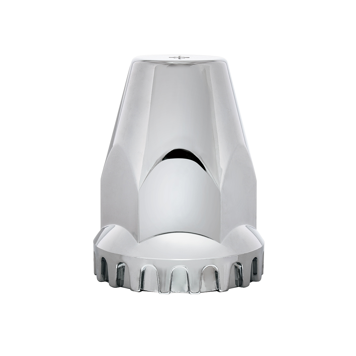 33mm X 2-3/4" Chrome Plastic Original Nut Covers - Push-On (60-Pack) - Thumbnail 2