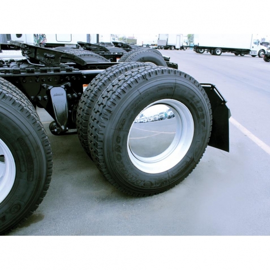 Plastic Moon Rear Axle Cover - Chrome - Thumbnail 2